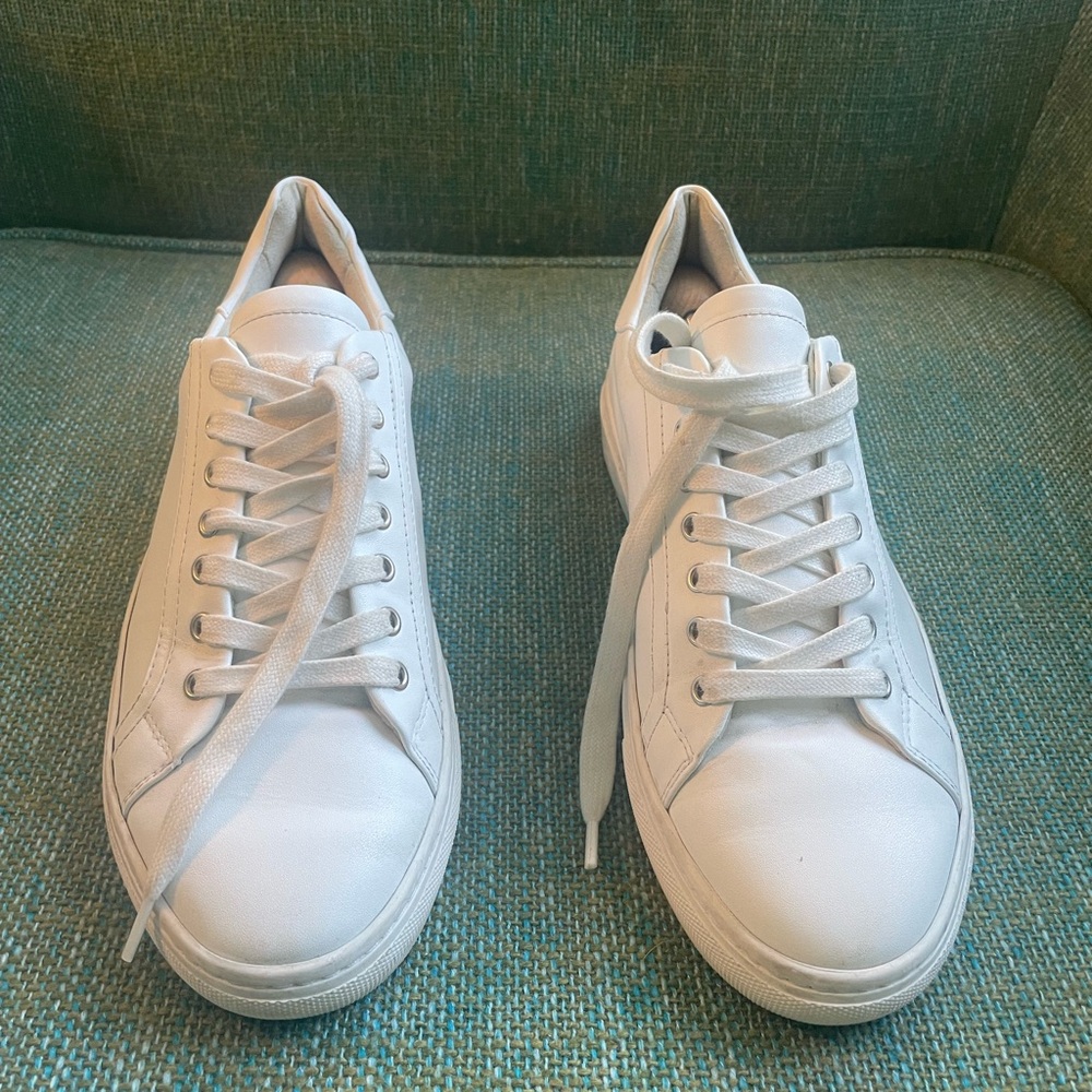 Nothing New White Low-Top Sneakers